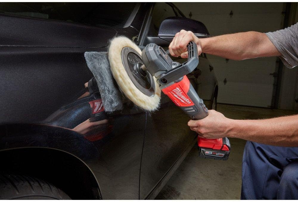 Milwaukee 2738-20 M18 18-Volt FUEL Lithium-Ion Brushless Cordless 7 inch Variable Speed Polisher (Tool-Only) - - 
