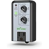 BN-LINK Short Period Repeat Cycle Intermittent Timer, Interval Timer - Day, Night, or 24 Hour Operation, Photocell Light Sensor Dusk to Dawn for Hydroponics Aquaponics Aeroponics