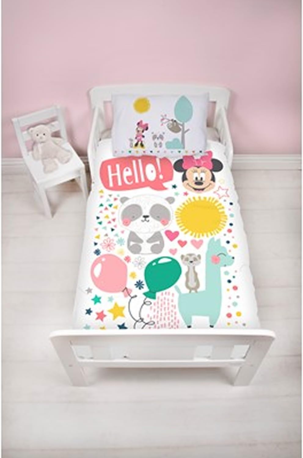 minnie mouse cot bed bedding