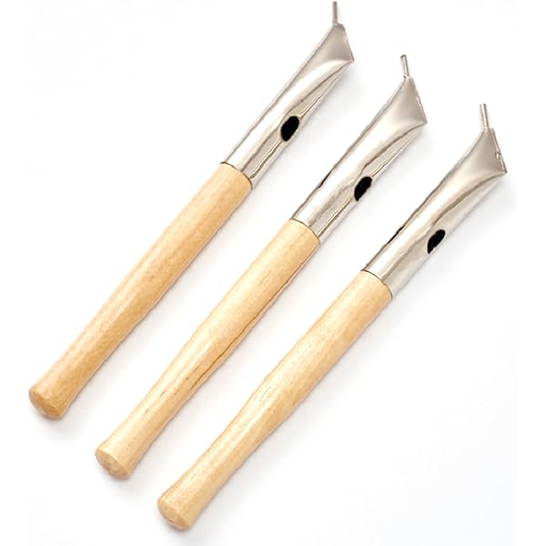 Authentic Tjanting Tool Set For Batik Making – 4 Copper Wax Applicators From Java, Indonesia