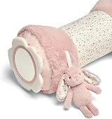 Mamas & Papas Tummy Time Roll Pink Interactive Baby Pillow with Rattle view 4