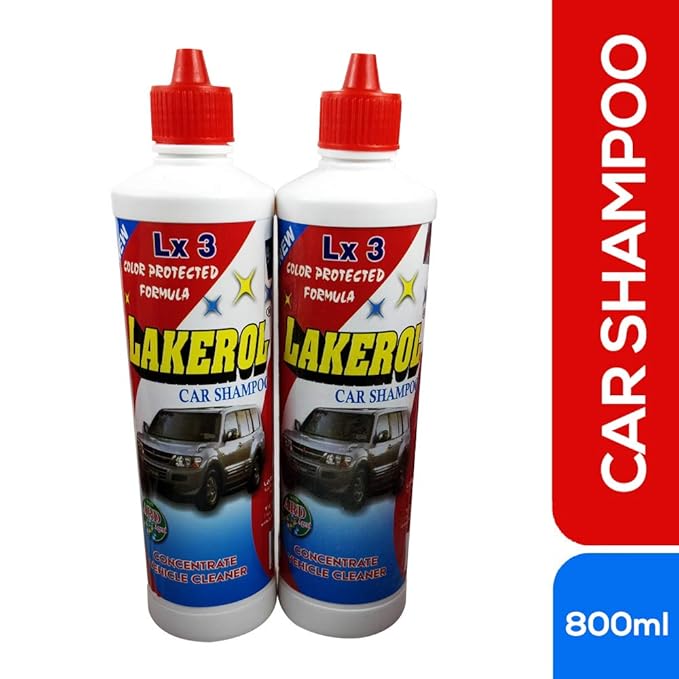 Lakerol Car Shampoo with LX3 Triple Layer Colour Protection Formula and