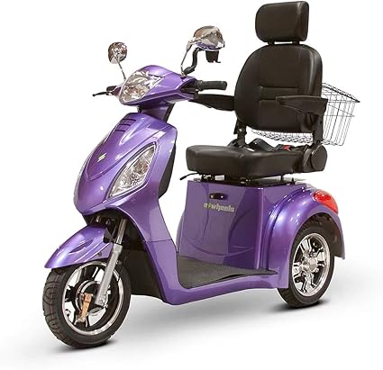 purple 3 wheel scooter