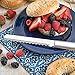 Rada Cutlery Bagel Knife Stainless Steel Blade With Aluminum Made in the USA, 10-1/8 Inches, Silver Handle