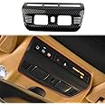 crosselec Roof Reading Light Lamp Cover Trim Kit for Chevrolet Corvette C8 2020-2025 (Carbon Fiber Style)