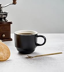 YHOSSEUN Porcelain Stackable Coffee Mug Set With