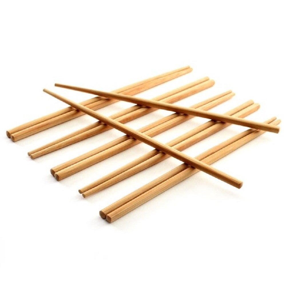 Norpro 1030 Bamboo Chopsticks, Set of 6 Pairs, 9.38 inches
