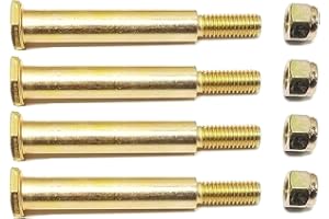 QISSIQ 4 Pack 193406 Wheel Bolts and Lock Nuts Fits Cub Cadet Craftsman Husqvarna Replaces 193406 532193406 137644 184219 532137644 738-3056 938-3056 73930600