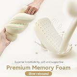 HIKEMAN Camping Memory Foam Pillow Ultralight Neck Support Army Green view 2