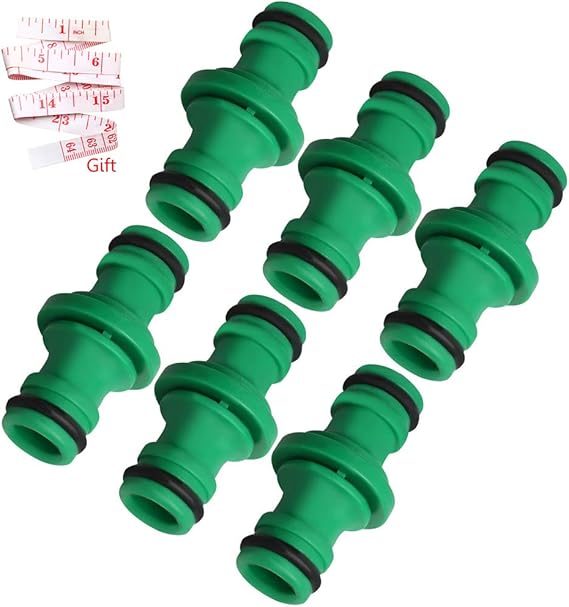 nuosen 6 Pack Double Male Hose Connector Extender, Quick Connector for
