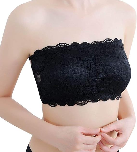 Buy RAPID Net Lace Tube Bra for Women 