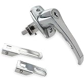 Cam Latch, Keyed, Chrome, L Handle
