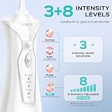 COSLUS C30 Water Flosser Picks 4 Modes 300ml Cordless Portable Irrigator view 3