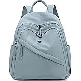 Wafybsre Backpack for Women Small, Mini Nylon Travel Backpack Purse, Shoulder Bag Cute Lightweight Daypack for Ladies (Sky blue)