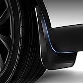 Zanch 2026 Upgraded Tesla New Model Y Juniper Mud Flaps [No Drilling & Protect Paint], OEM Design, Thick & Durable, Custom Fit for Tesla New Model Y 2025-2026 (Set of 4)