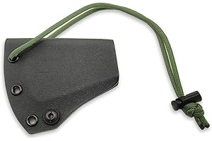 LUSO SHEATHWORKS Luso Kydex Sheath for Cold Steel Trail Hawk Black