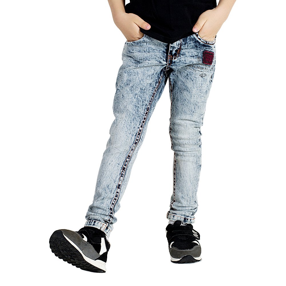 Boys Jeans Denim Skinny Trousers Slim Fit Streched Pants size 170cm