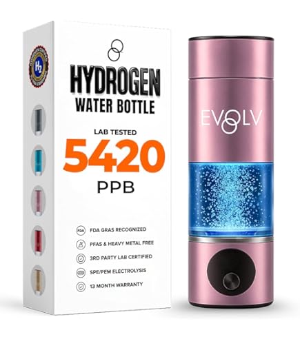 Amazon.com: EVOLV Hydrogen Water Bottle Generator – SPE & PEM