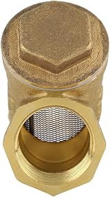 Akozon 1/2" BSPP Brass Y Strainer Filter Valve Connector for Water Oil view 8