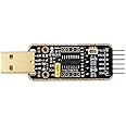 Coolwell USB to UART Debugger Module for Raspberry Pi 5 Type-A Port High Baud Rate Transmission Supports Win7/8/8.1/10/11, Mac, Linux, Android