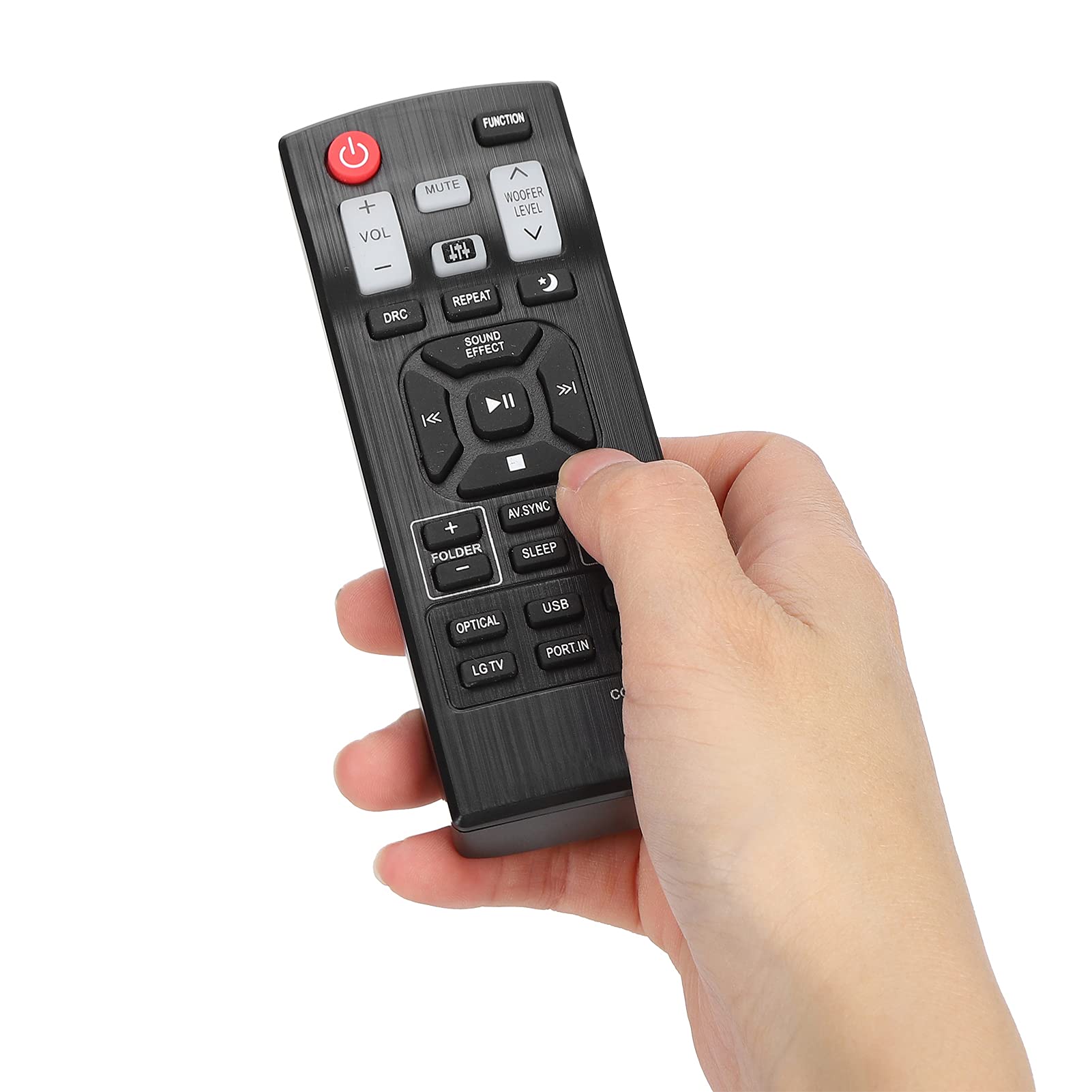 Universal Soundbar Remote Control, Mini Replace Remote Control for Soundbars, Soundbar Controller Parts Replacement, for The Model of LAS355B/LAC450B/LAS350B