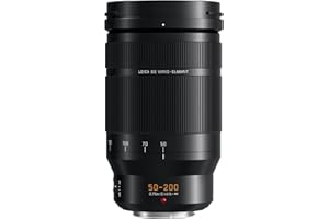 Panasonic Lumix HES50200 Professional 50-200mm Camera Lens, G Leica DG Vario-ELMARIT, F2.8-4.0 ASPH, Dual I.S. 2.0 with Power