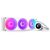 NZXT Kraken Plus 360 RGB - 360mm AIO CPU Cooler, LCD - White | 360mm RGB AIO with customizable LCD, F360 RGB Core fan, and Turbine pump. Better thermals, synced RGB via CAM.