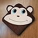 Plovf Monkey Hooded Baby Towel for Girl,Boy,Toddler,Newborn,Infant and Kid