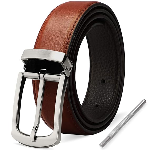 Amazon Nubily ベルト メンズ ビジネス 本革 紳士 革 カジュアル