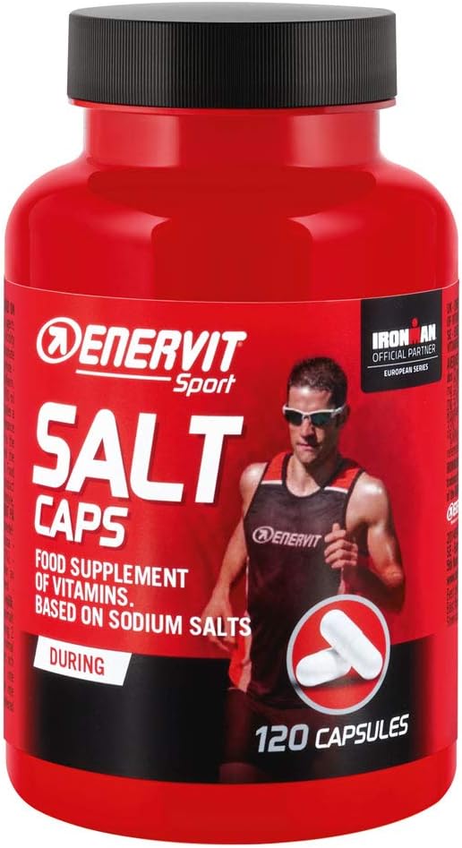 Enervit Sport Salt Caps, Neutral, 1 Pack of 120 Capsules, 120 Count (Pack of 1)
