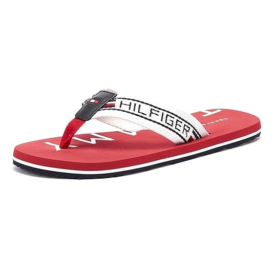 Tommy Hilfiger Herren Hilfiger Print Beach Sandal Zehentrenner