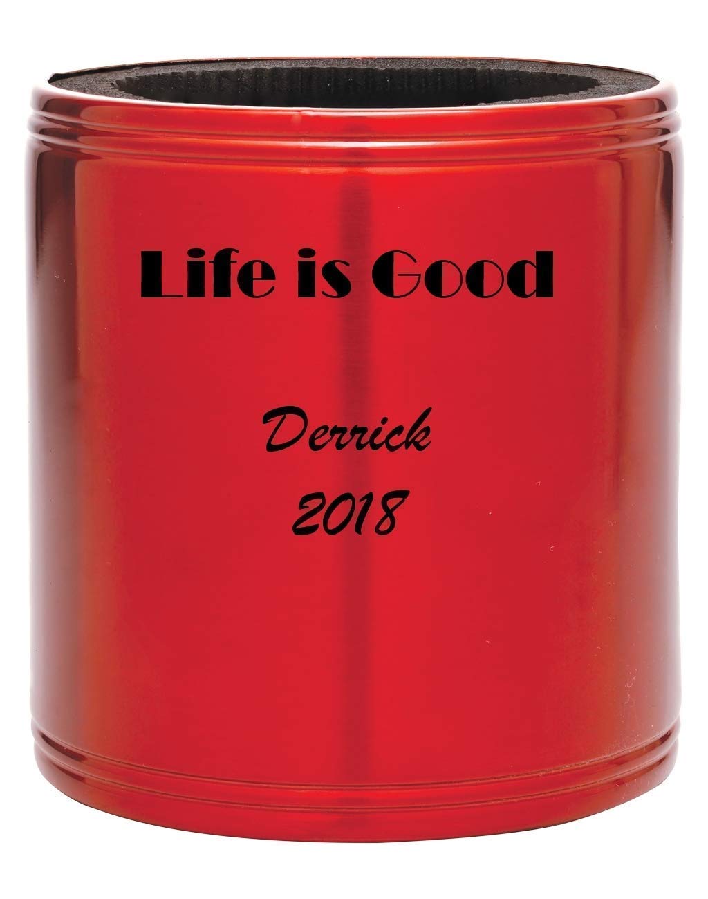 Beverage Can Holder made of Stainless Steel with a Foam