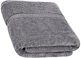Cotton Bath Towels (Grey, 30 x 56 Inch) Luxury Bath Sheet Perfect for Home, Bathrooms, Pool and Gym Ringspun Cotton by Utopia Towel
