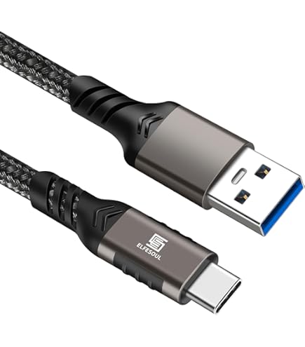 Amazon.com: ExtremeCases 2pack 3ft Black USB Type C to USB A Cable