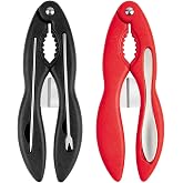 ADORAMBLING 2PCS Crab Crackers and Tools Multifunctional Crab Leg Crackers Efficient Lobster Crackers Sturdy Seafood Crackers and Tools Portable Lobster Crackers and Picks Set Crab Claw Crackers
