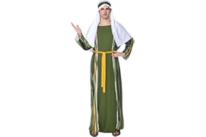 EraSpooky Adult 3 Wise Men Costume Mens Three Kings Outfits Biblical Nativity Costumes