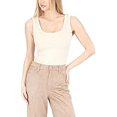 GUESS Womens Eco Sleeveless Triangle Bling Rib Tank