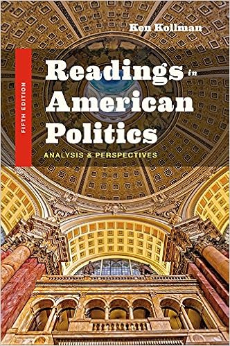 Amazon Com Readings In American Politics 9780393679168 Kollman Ken Books