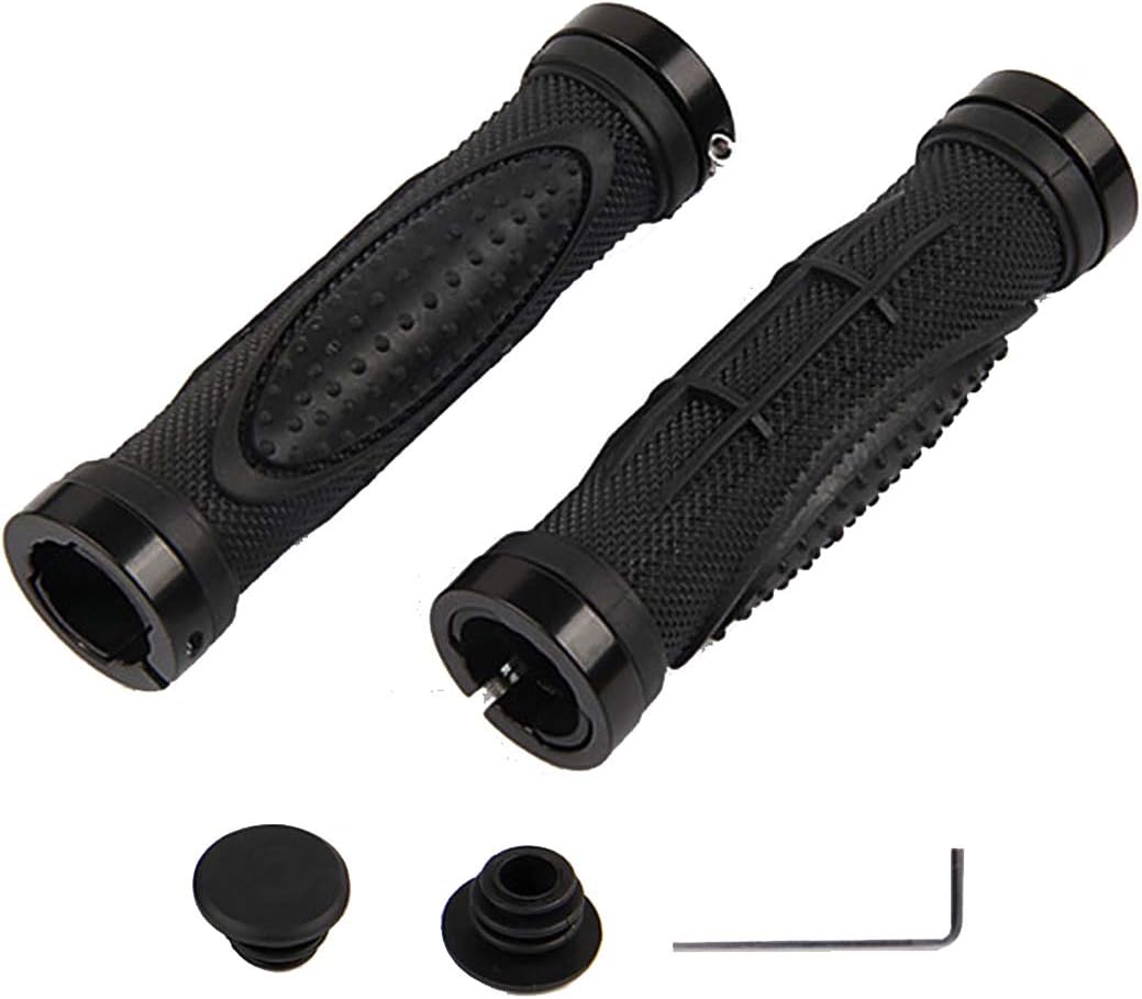 DAOB Bicycle Handlebar Grips Rubber Ergonomic Antislip Bicycle Grips