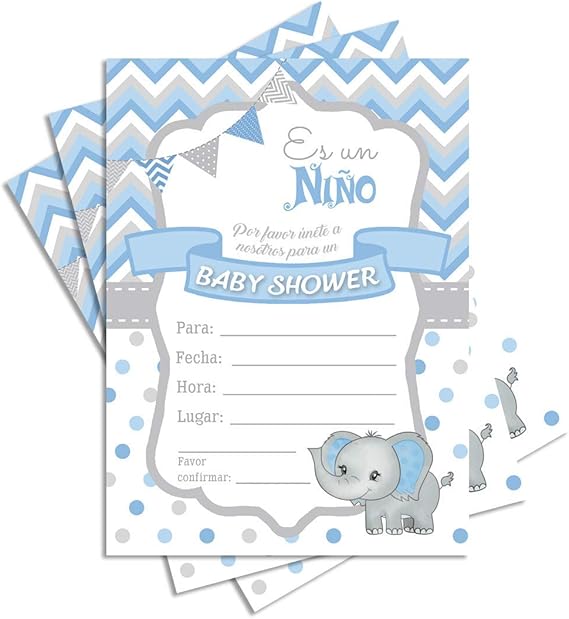 baby shower invitations spanish