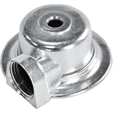 Metal Lawn Sprinkler, 1 Pack Outdoor Garden Watering Sprinklers for Yard Small Areas Lawn with Gentle Water Flow(Silver)