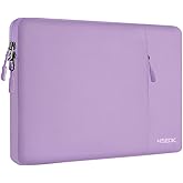 Hseok Laptop Case 15.6 Inch Sleeve, Shockproof Protective Water Repellent with Accessory Pocket,Compatible with Mac Pro 16 inch 2025-2019, Sleeve Bag for Most 15 15.6 16 Notebooks,Purple