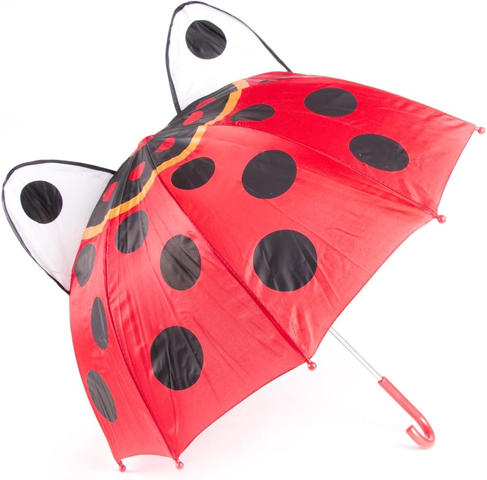 Cloudnine Children's Ladybug Umbrella Full Size Clothing