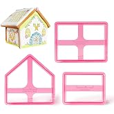 The Cookie Countess Cookie House - 3 Piece Cookie Cutter Set