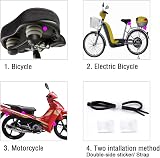 Mengshen Bicycle Alarm 113dB Wireless Anti-Theft Alarm with Remote view 5