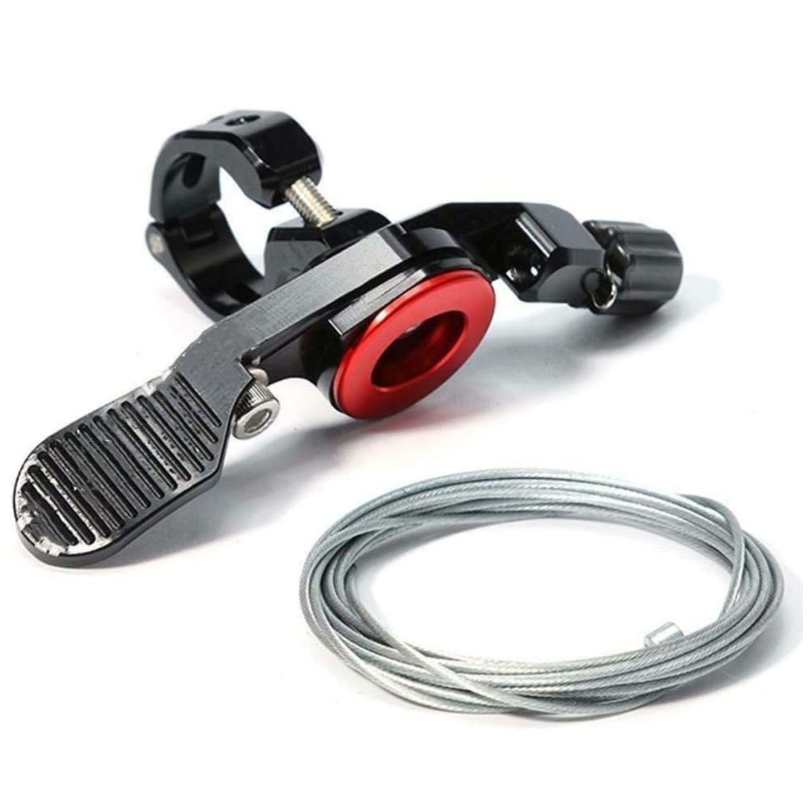 Jadeshay Dropper Post Lever,Mountain Bike Dropper Seatpost Lever Bicycle Dropper Seatpost Wire Remote Control Bike Seat Tube Height Cable Adjustable Lever for External and Internal Route