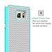 S6 Edge Plus Case,EC Slim Shockproof Case Cover, Hybrid Armor Dual Layer Defender Protective Case Cover for Samsung Galaxy S6 Edge Plus (Emerald/Gray)
