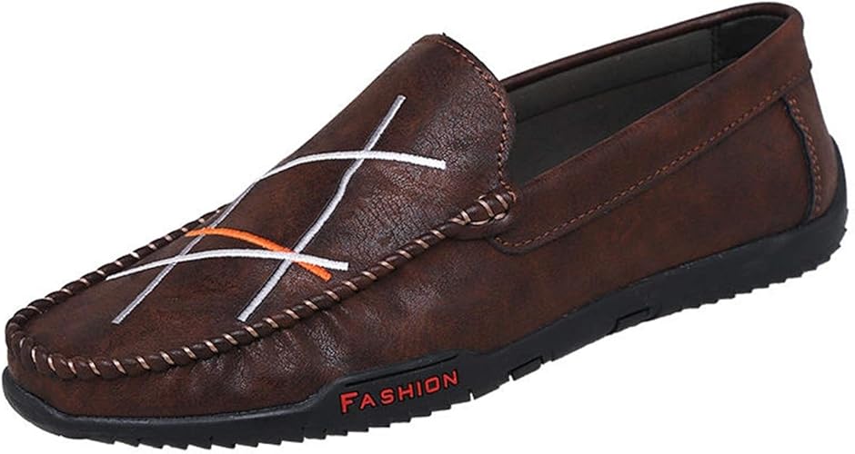 Amazon シュウカ ローファー メンズ ビジネスシューズ 着痩せ ドライビングシューズ モカシン 靴 デッキシューズ スリッポン 軽量 防滑 通気 厚底 Ol 通学 レジャー用 コーディネートしやすい お出かけ 冠婚葬祭 シュウカ ローファー スリッポン