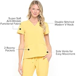 Dagacci Medical Uniform Women and Men Unisex 4-Way