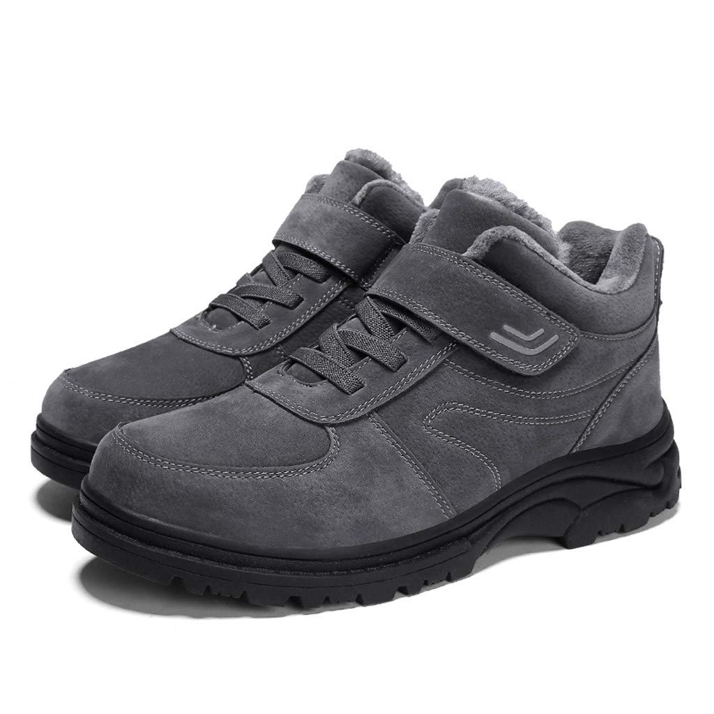  Mosunx Fur Lined Sneakers Men Boys Warm Outdoor